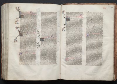 The Gotha Missal: Fol. 145r, Text, ca. 1375. av Master of the Boqueteaux