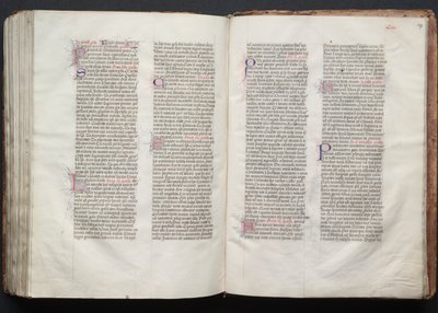 The Gotha Missal: Fol. 147r, Text, ca. 1375. av Master of the Boqueteaux