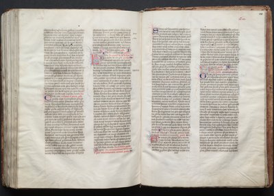 The Gotha Missal: Fol. 150r, text, ca. 1375. av Master of the Boqueteaux