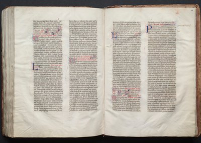The Gotha Missal: Fol. 151r, Text, ca. 1375. av Master of the Boqueteaux