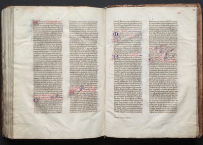 The Gotha Missal: Fol. 152r, Text, ca. 1375. av Master of the Boqueteaux