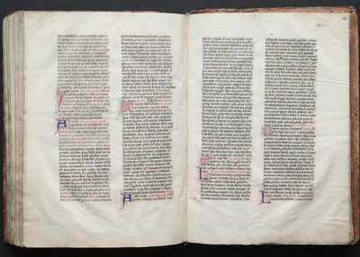 The Gotha Missal: Fol. 153v, text, ca. 1375. av Master of the Boqueteaux