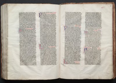 The Gotha Missal: Fol. 155r, Text, ca. 1375. av Master of the Boqueteaux