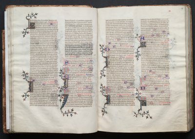 The Gotha Missal: Fol. 29r, Text, c. 1375. av Master of the Boqueteaux