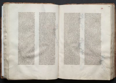 The Gotha Missal: Fol. 45r, Text, c. 1375. av Master of the Boqueteaux