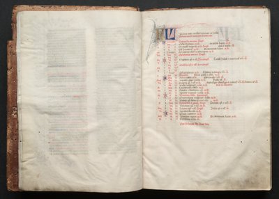 The Gotha Missal: Fol. 5r, Text , c. 1375. av Master of the Boqueteaux