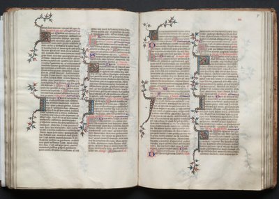 The Gotha Missal: Fol. 75r, Text, ca. 1375. av Master of the Boqueteaux