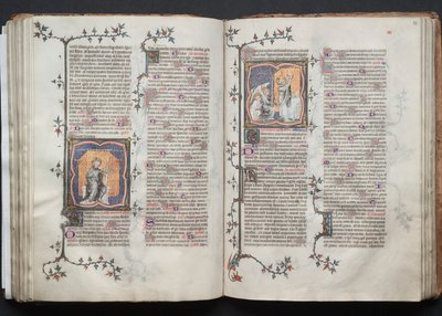 The Gotha Missal: Fol. 83r, Corpus Domini, ca. 1375. av Master of the Boqueteaux