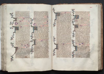 The Gotha Missal: Fol. 90r, text, ca. 1375. av Master of the Boqueteaux