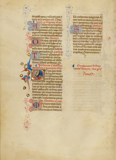 Initial D: Saint Catherine av Master of the Brussels Initials