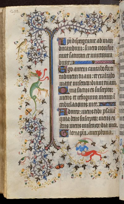 Timmar av Karl den ädle, kung av Navarra (1361-1425): fol. 149v, Text av Master of the Brussels Initials and Associates