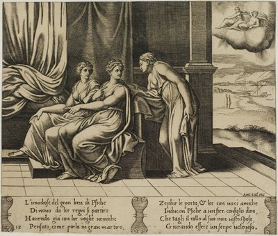 Psyches systrar ... övertalar henne att en orm sover med henne av Master of the Die