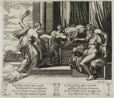 Sorg och smärta straffande psyke av Master of the Die