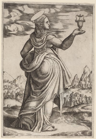 Magdalena av Master of the Die after Follower of Raphael