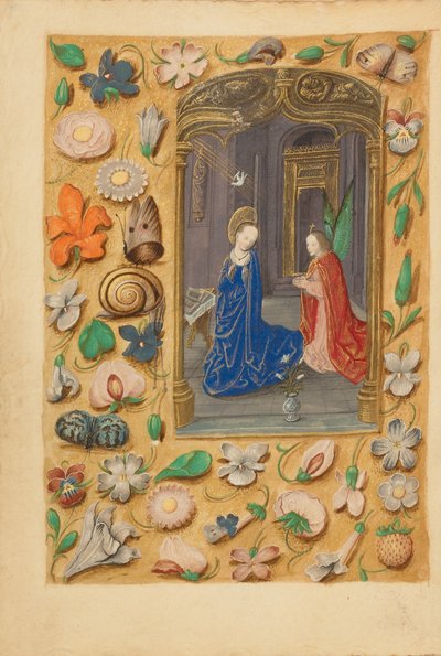 Bebådelsen av Master of the Dresden Prayer Book
