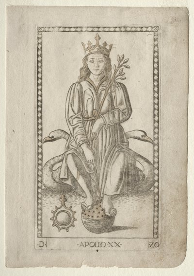 Apollo (från Tarocchi, serie D: Apollo and the Muses, #20) av Master of the E Series Tarocchi