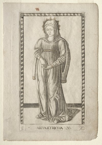 Aritmetik (från Tarocchi, serie C: Liberal Arts, #25) av Master of the E Series Tarocchi