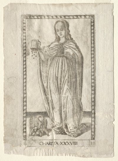 Välgörenhet (från Tarocchi, serie B: Cosmic Principles and Virtues, #38) av Master of the E Series Tarocchi