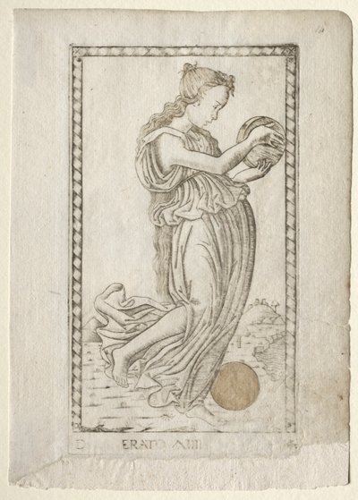 Erato (lyrik och kärlekspoesi) (från Tarocchi-serien D: Apollo and the Muses, #14) av Master of the E Series Tarocchi
