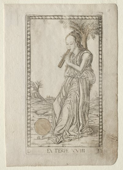 Euterpe (musik, lyrisk poesi) (från Tarocchi-serien D: Apollo and the Muses, #18) av Master of the E Series Tarocchi