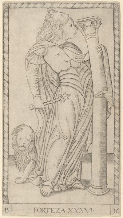 Styrka (styrka) av Master of the E Series Tarocchi