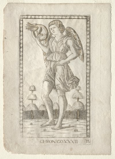 Genius of Time (från Tarocchi, serie B: Cosmic Principles and Virtues, #32) av Master of the E Series Tarocchi