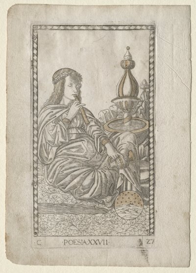 Poesi (från Tarocchi, serie C: Liberal Arts, #27) av Master of the E Series Tarocchi