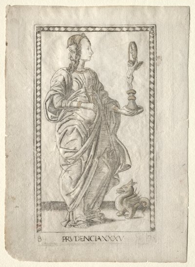 Prudence (från Tarocchi, serie B: Cosmic Principles and Virtues, #35) av Master of the E Series Tarocchi