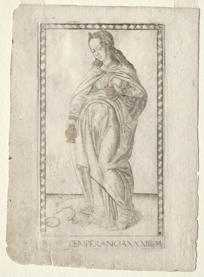 Temperance (från Tarocchi, serie B: Cosmic Principles and Virtues, #34) av Master of the E Series Tarocchi