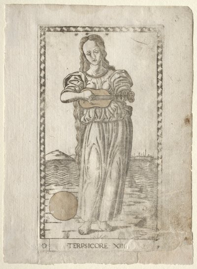 Terpsichore (dans och sång) (från Tarocchi-serien D: Apollo and the Muses, #13) av Master of the E Series Tarocchi
