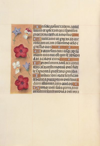 Hours of Queen Isabella the Catholic, Queen of Spain: Fol. 101v, c. 1500. av Master of the First Prayerbook of Maximillian