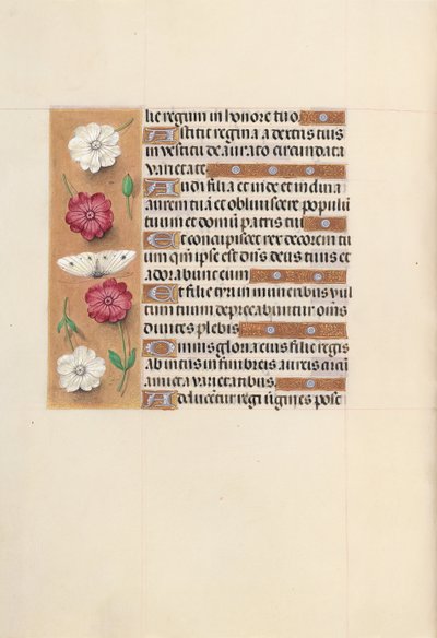 Hours of Queen Isabella the Catholic, Queen of Spain: Fol. 104v, c. 1500. av Master of the First Prayerbook of Maximillian