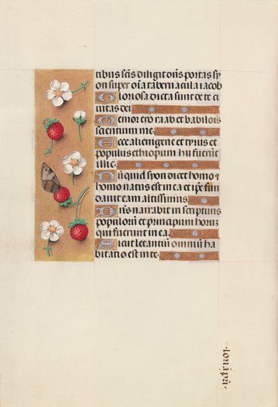 Hours of Queen Isabella the Catholic, Queen of Spain: Fol. 106v, c. 1500. av Master of the First Prayerbook of Maximillian