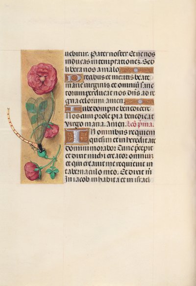 Hours of Queen Isabella the Catholic, Queen of Spain: Fol. 110v, c. 1500. av Master of the First Prayerbook of Maximillian