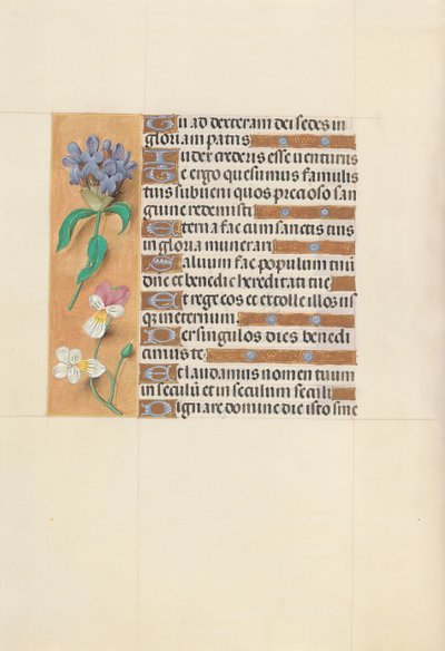 Hours of Queen Isabella the Catholic, Queen of Spain: Fol. 113v, c. 1500. av Master of the First Prayerbook of Maximillian