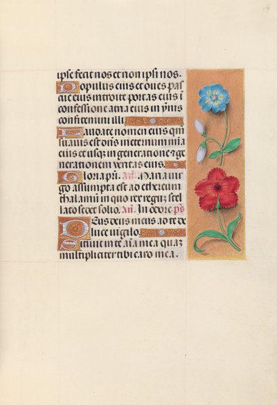 Hours of Queen Isabella the Catholic, Queen of Spain: Fol. 117r, c. 1500. av Master of the First Prayerbook of Maximillian