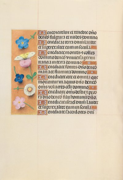 Hours of Queen Isabella the Catholic, Queen of Spain: Fol. 119v, c. 1500. av Master of the First Prayerbook of Maximillian