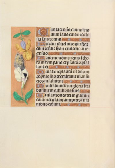 Hours of Queen Isabella the Catholic, Queen of Spain: Fol. 121v, c. 1500. av Master of the First Prayerbook of Maximillian