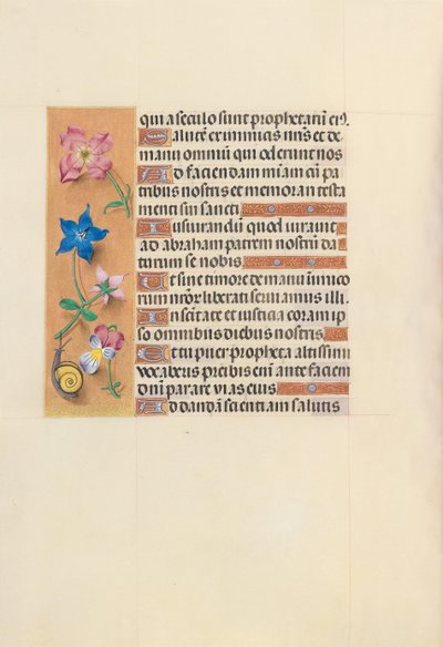 Hours of Queen Isabella the Catholic, Queen of Spain: Fol. 123v, c. 1500. av Master of the First Prayerbook of Maximillian