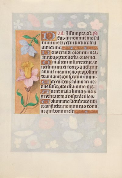 Hours of Queen Isabella the Catholic, Queen of Spain: Fol. 127v, c. 1500. av Master of the First Prayerbook of Maximillian