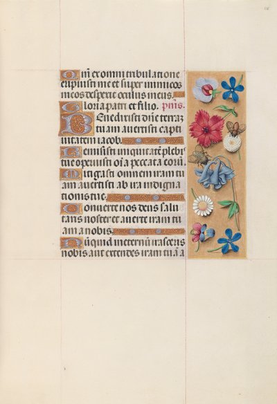 Hours of Queen Isabella the Catholic, Queen of Spain: Fol. 128r, c. 1500. av Master of the First Prayerbook of Maximillian