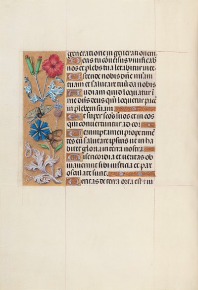 Hours of Queen Isabella the Catholic, Queen of Spain: Fol. 128v, c. 1500. av Master of the First Prayerbook of Maximillian