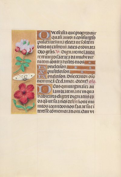 Hours of Queen Isabella the Catholic, Queen of Spain: Fol. 129v, c. 1500. av Master of the First Prayerbook of Maximillian