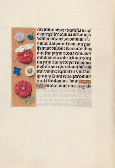 Hours of Queen Isabella the Catholic, Queen of Spain: Fol. 130v, c. 1500. av Master of the First Prayerbook of Maximillian