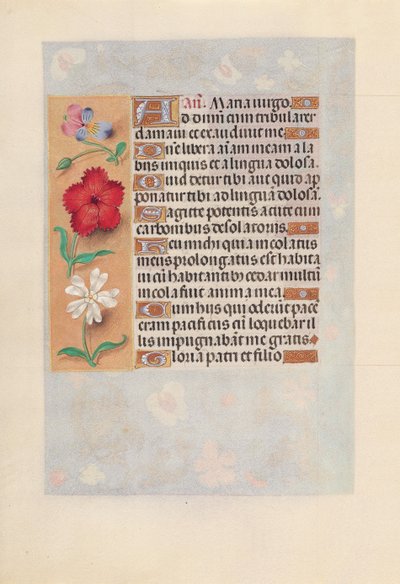 Hours of Queen Isabella the Catholic, Queen of Spain: Fol. 132v, c. 1500. av Master of the First Prayerbook of Maximillian