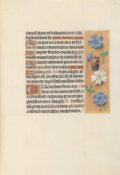 Hours of Queen Isabella the Catholic, Queen of Spain: Fol. 134r, c. 1500. av Master of the First Prayerbook of Maximillian