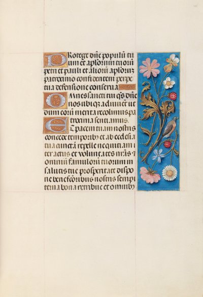 Hours of Queen Isabella the Catholic, Queen of Spain: Fol. 135r, c. 1500. av Master of the First Prayerbook of Maximillian