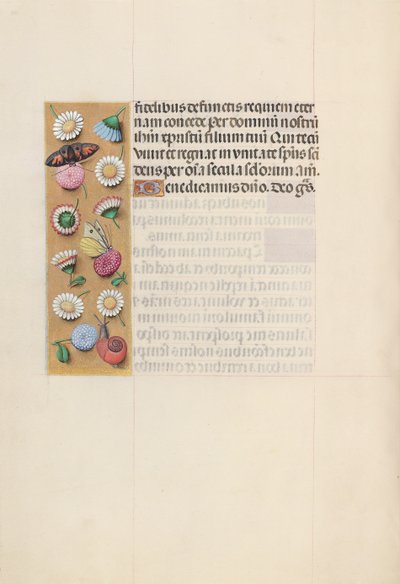 Hours of Queen Isabella the Catholic, Queen of Spain: Fol. 135v, c. 1500. av Master of the First Prayerbook of Maximillian