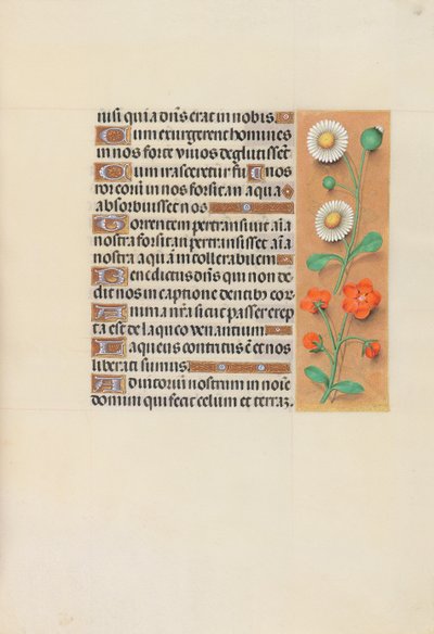 Hours of Queen Isabella the Catholic, Queen of Spain: Fol. 138r, c. 1500. av Master of the First Prayerbook of Maximillian