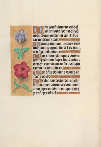 Hours of Queen Isabella the Catholic, Queen of Spain: Fol. 138v, c. 1500. av Master of the First Prayerbook of Maximillian